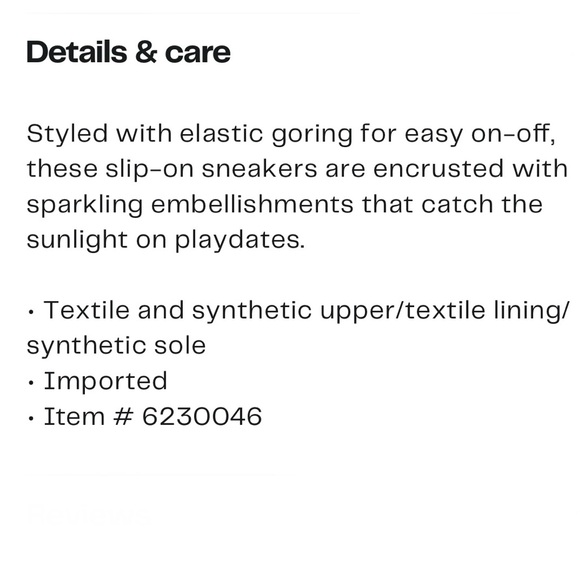 MICHAEL Michael Kors Jem Tiffany Embellished Slip-On Sneaker Little Kids Size 2 - Picture 14 of 14